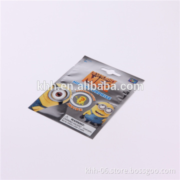 CMYK printed Aluminum Foil Lamination surprise bag toy candy packaging